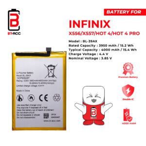 BT-ACC Baterai Infinix Hot 4 / Hot 4 Pro / X556 / X557 / BL-39AX