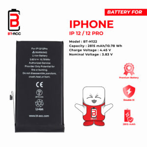 BT-ACC Baterai iPhone 12 / 12 Pro (2815 mAh)
