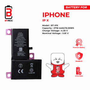 BT-ACC Baterai iPhone X (2716 mAh)
