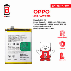 BT-ACC Baterai Oppo A39 / A57 2016 / BLP619