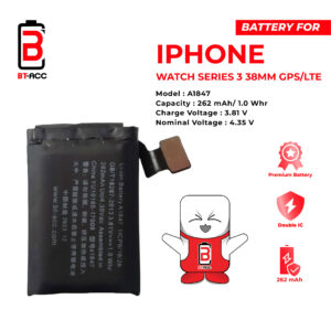 BT-ACC Baterai Apple Watch Series 3 38mm GPS / LTE / A1847