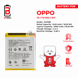 BT-ACC Baterai Oppo F9 / F9 Pro / R17 / BLP681