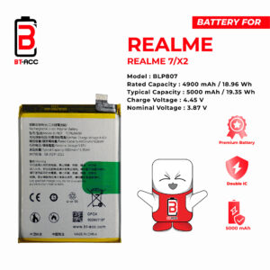 BT-ACC Baterai Realme 7 / X2 / BLP807