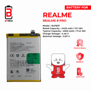 BT-ACC Baterai Realme 8 Pro / Realme 9 Pro+ / BLP837