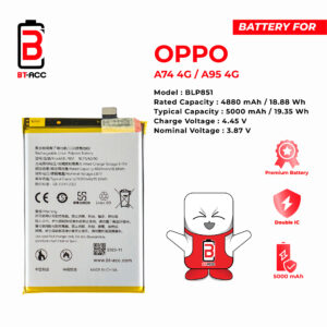 BT-ACC Baterai Oppo A74 4G / A95 4G / BLP851