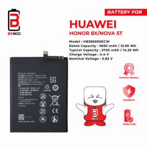 BT-ACC Baterai Huawei Honor 8X / Nova 5T / HB386590ECW