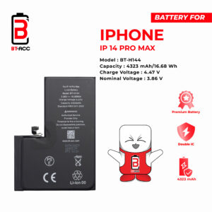 BT-ACC Baterai iPhone14 Pro Max ( 4323 mAh)