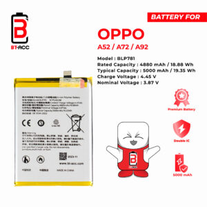 BT-ACC Baterai Oppo A52 / A72 / A92 / BLP781