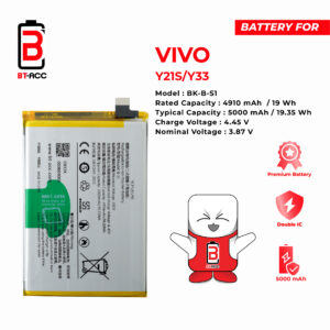 BT-ACC Baterai Vivo Y33 / Y21S / BK-B-S1