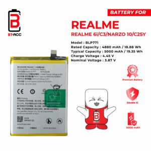 BT-ACC Baterai Realme 6i /Narzo 10 / C25Y / BLP771