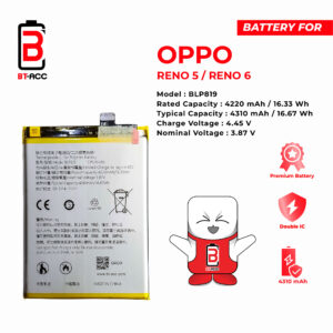 BT-ACC Baterai Oppo Reno 5 / Reno 6 / BLP819