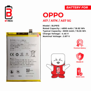BT-ACC Baterai Oppo A17 / A17K / A57 5G / BLP915