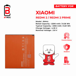 BT-ACC Baterai Xiaomi Redmi 2 / Redmi 2s / Redmi 2 Pro / BM44