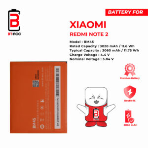 BT-ACC Baterai Xiaomi Redmi Note 2 - BM45