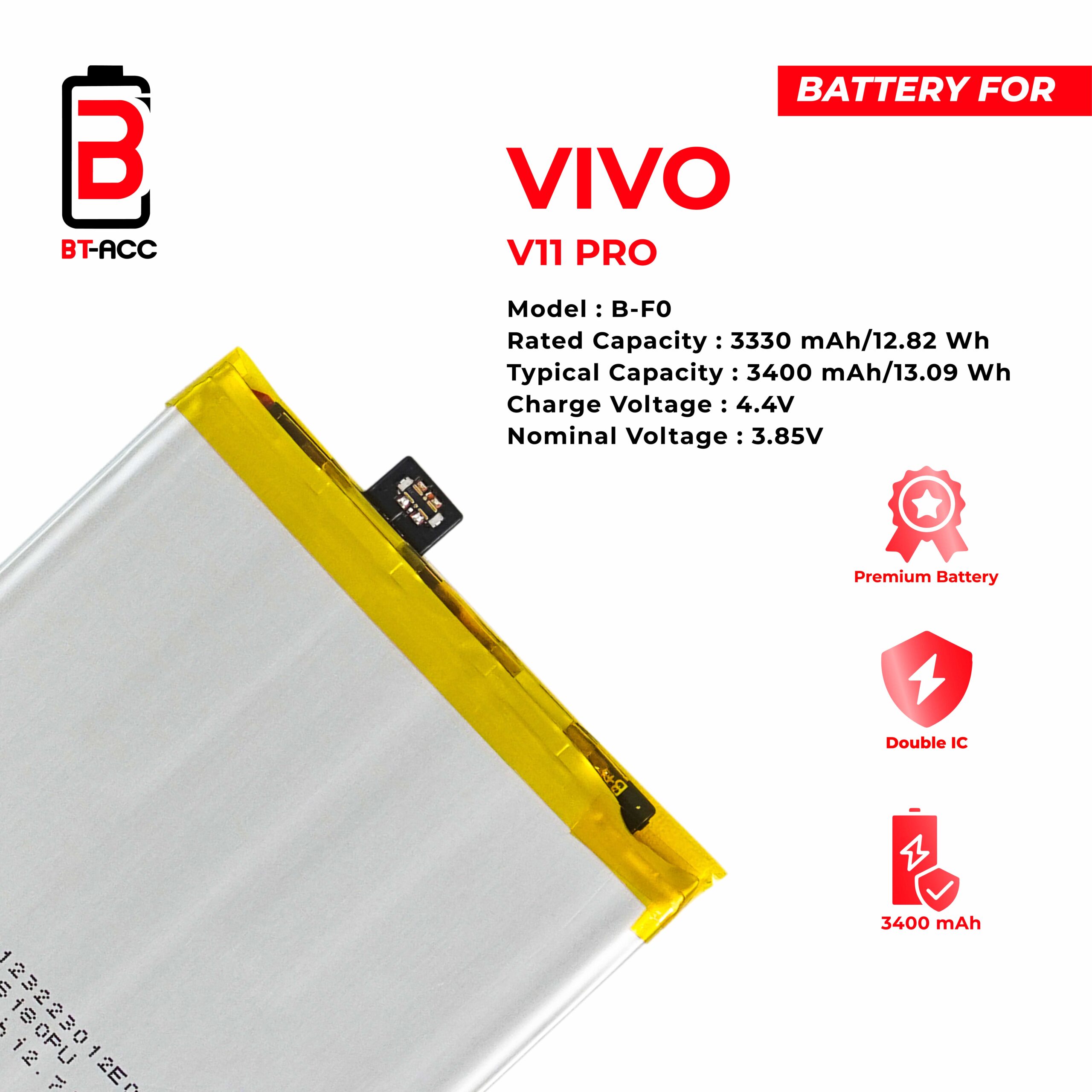 BT-ACC Baterai Vivo V11 Pro / B-F0 - Image 3
