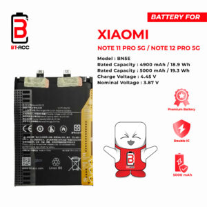 BT-ACC Baterai Xiaomi Redmi Note 11 Pro 5G / Redmi Note 12 Pro 4G - BN5E