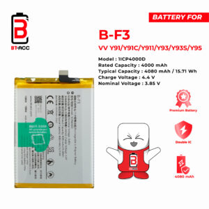 BT-ACC Baterai Vivo Y91 / Y91i / Y91C / Y93 / Y93S / Y95 / B-F3