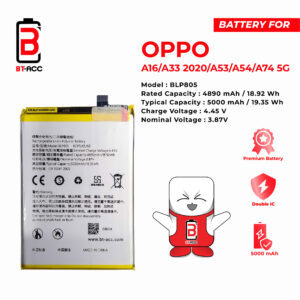 BT-ACC Baterai Oppo A16 / A33 2020 / A53 / A54 / A74 5G / BLP805