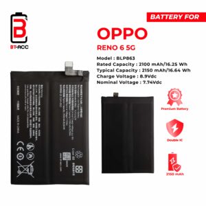BT-ACC Baterai Oppo Reno 6 5G / BLP863
