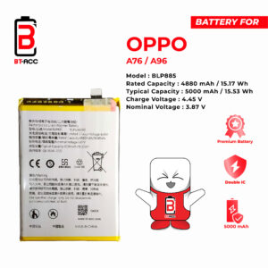 BT-ACC Baterai Oppo A76 / A96 / BLP885