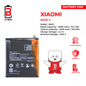 BT-ACC Baterai Xiaomi Redmi Note 4 - BN41