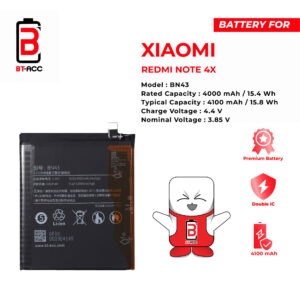 BT-ACC Baterai Xiaomi Redmi Note 4X / BN43 / BM43 / BN38