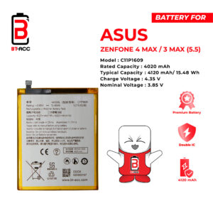 BT-ACC Baterai Asus Zenfone 4 Max / 3 Max 5.5" / C11P1609