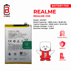 BT-ACC Baterai Realme C53 / BLPA17