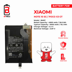 BT-ACC Baterai Xiaomi Note 10 5G / Poco X3 GT - BM57
