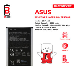 BT-ACC Baterai Asus Zenfone 2 Laser 5inch ZE500KL -  C114P1428