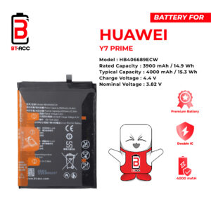 BT-ACC Baterai Huawei Y7 Prime 2017 / HB406689ECW