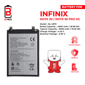 BT-ACC Baterai Infinix Note 30 / Infinix 30 Pro 5G / BL-49TX