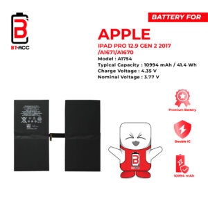 BT-ACC Baterai iPad Pro 12.9" Gen 2 2017 A1671 / A1670 2017