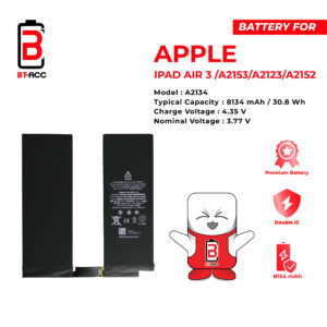 BT-ACC Baterai iPad Air 3 A2153 / A2123 / A2152 10.5 Gen 2