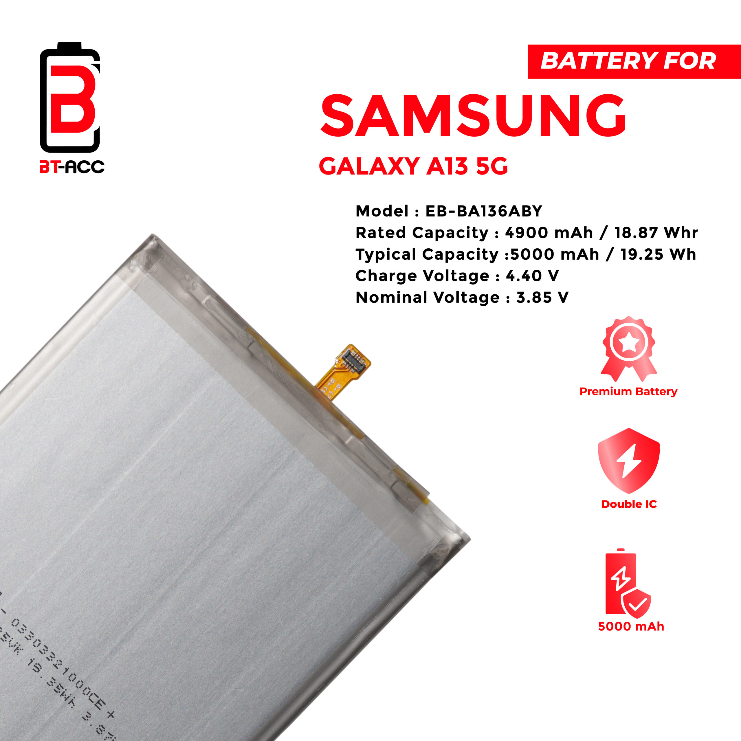 Baterai Samsung A13 5G / EB-BA136ABY - Image 3
