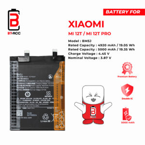 BT-ACC Baterai Xiaomi MI 12T / MI 12T PRO - BM5J