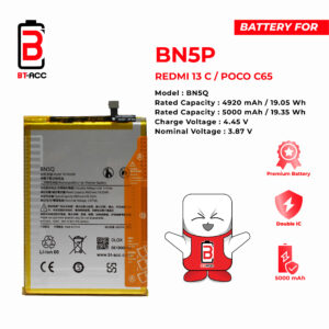 BT-ACC Baterai Poco C65 / Redmi 13C - BN5Q