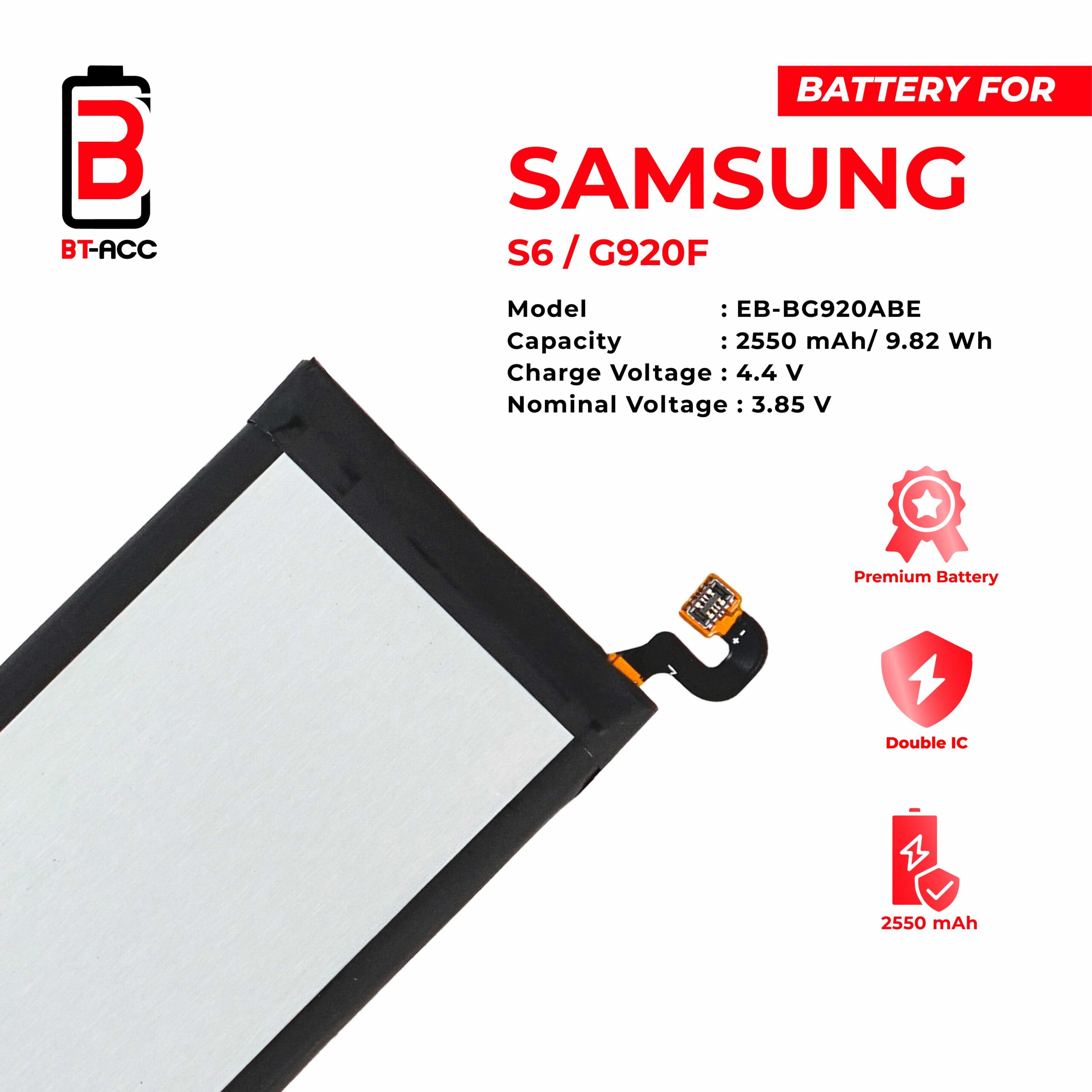 Baterai Samsung S6 / G920 / EB-BG920ABE - Image 3