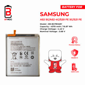 Baterai Samsung S20 FE 5G / S21 FE / A52 5G / A52 4G / EB-BG781ABY