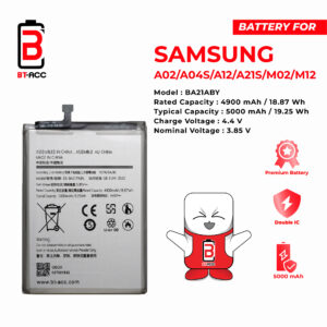 Baterai Samsung A21S / A12 / A02 / A04S / M02 / M12 / EB-BA217ABY