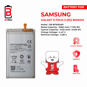 Baterai Samsung Z Fold 3 5G Bawah / EB-BF926ABY