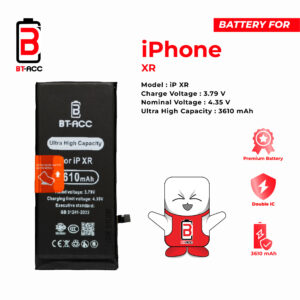 BT-ACC  Baterai Ultra High Capacity For iPhone XR (3610mAh)