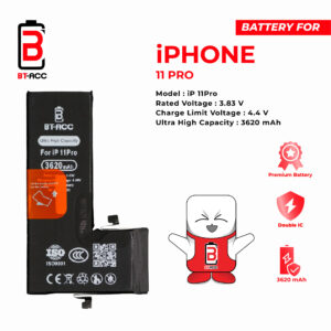 Baterai Ultra High Capacity For iPhone 11 Pro (3620mAh)