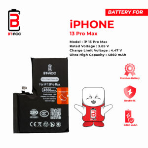 BT-ACC Baterai Ultra High Capacity For iPhone 13 Pro Max (4860mAh)