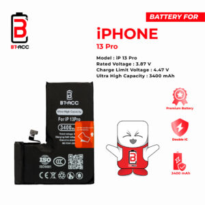 BT-ACC Baterai Ultra High Capacity For iPhone 13 Pro (3400mAh)