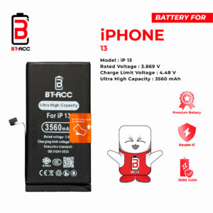 BT-ACC Baterai Ultra High Capacity For iPhone 13 (3560mAh)