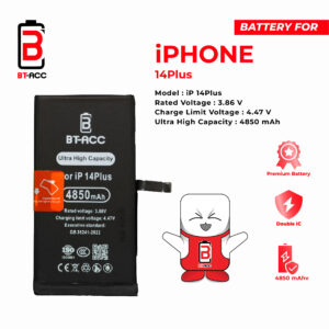 BT-ACC Baterai Ultra High Capacity For iPhone 14 Plus (4850mAh)