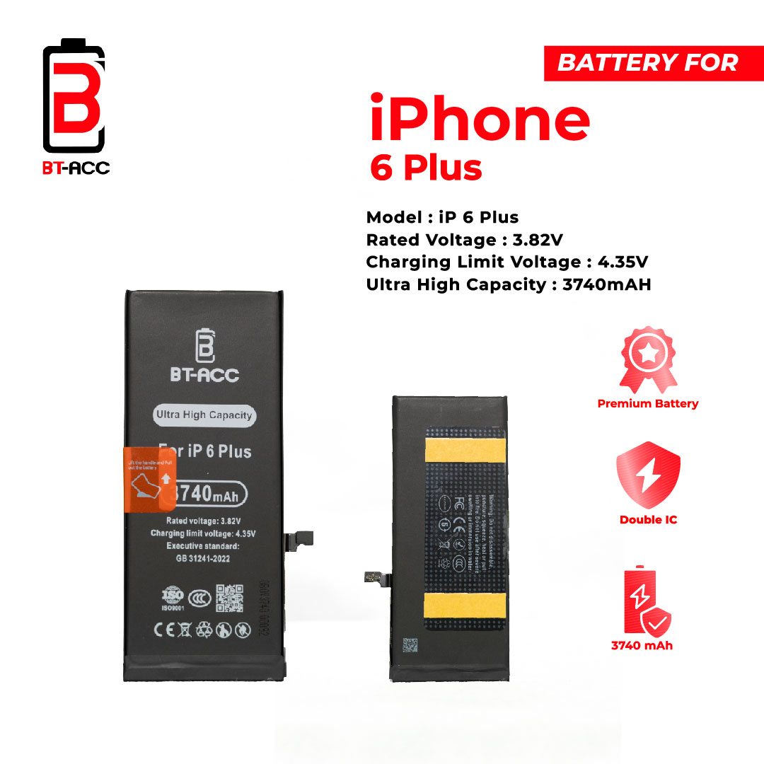 BT-ACC Baterai Ultra High Capacity For iPhone 6 Plus (3740mAh) - Image 2