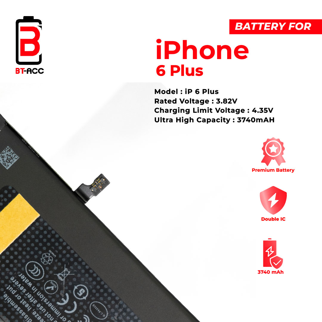 BT-ACC Baterai Ultra High Capacity For iPhone 6 Plus (3740mAh) - Image 4