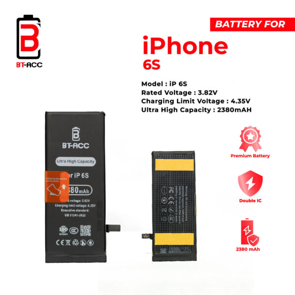 BT-ACC Baterai Ultra High Capacity For iPhone 6S (2380mAh) - Gambar 3